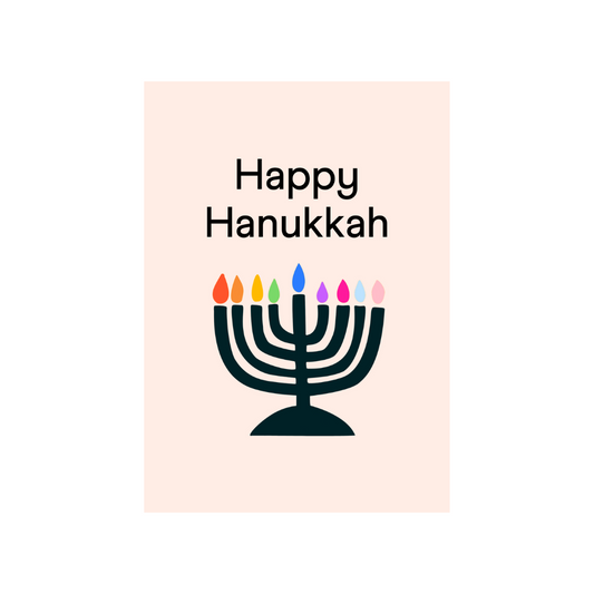 Seasonal Card - Happy Hanukkah