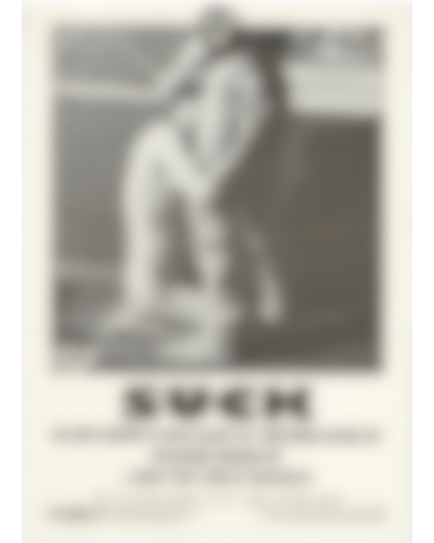 A2 Archival HIV/AIDS 'S*ck' Poster