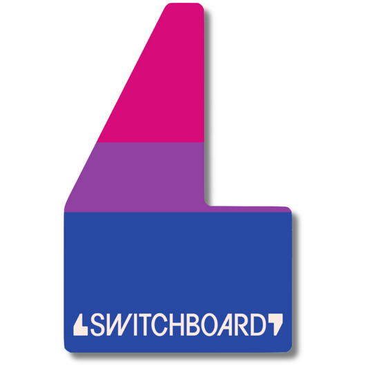 Bisexual Acrylic Pin Badge