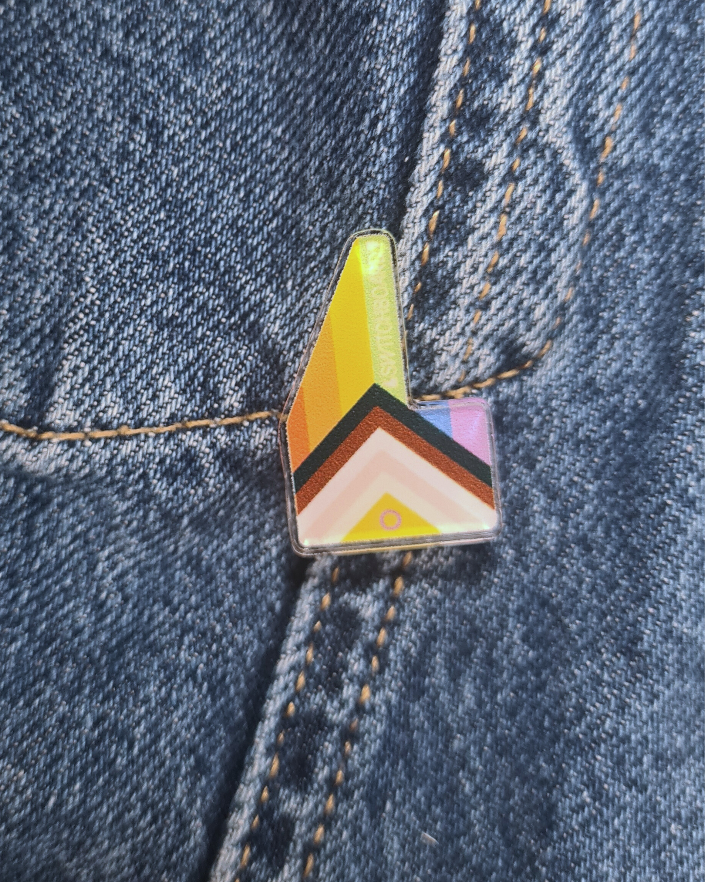 Pride Acrylic Pin Badge