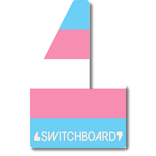 Transgender Acrylic Pin Badge